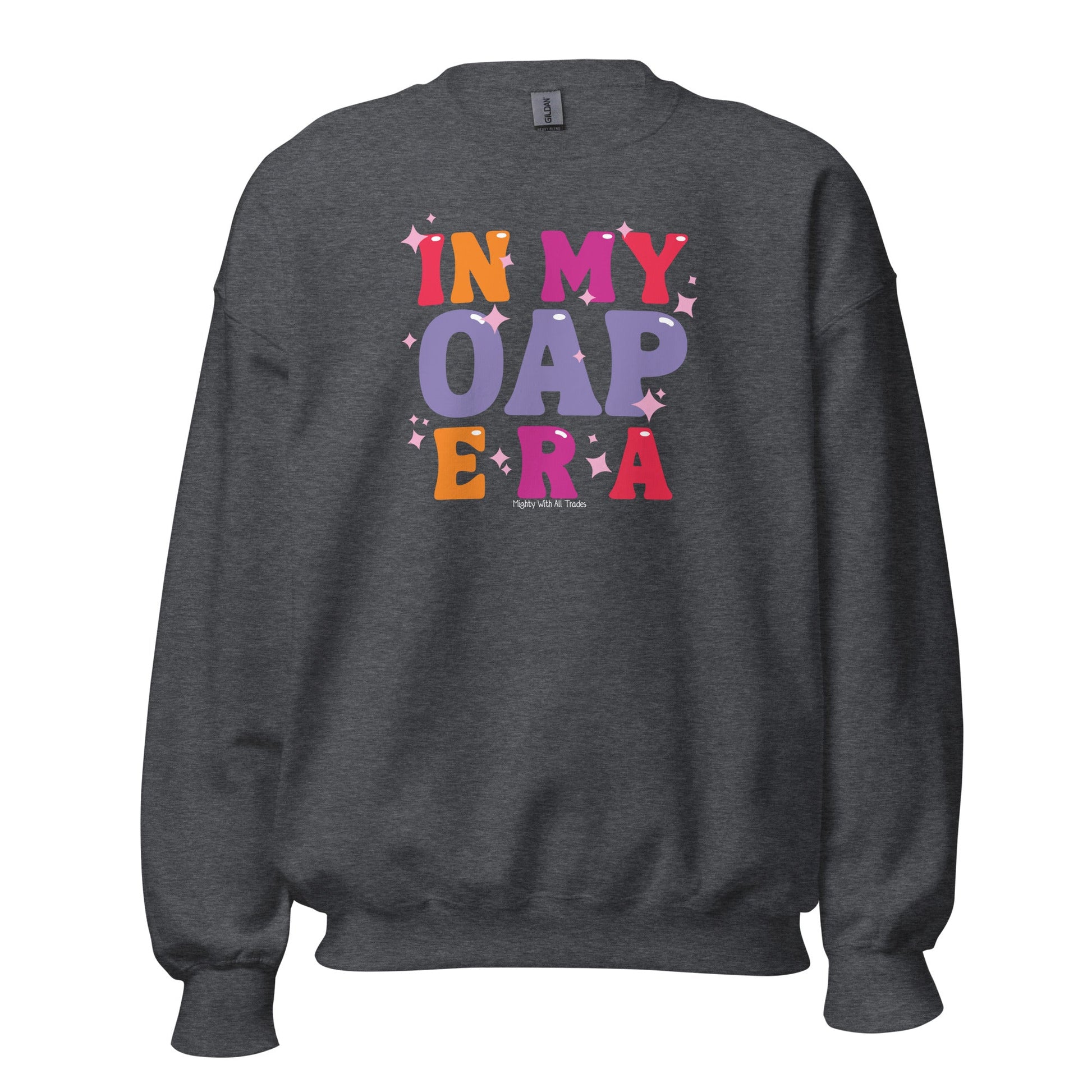 One Act Play (OAP) Era Sweatshirt Sweatshirt Dark Heather