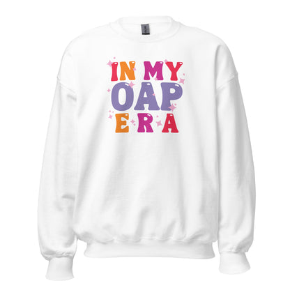 One Act Play (OAP) Era Sweatshirt Sweatshirt White