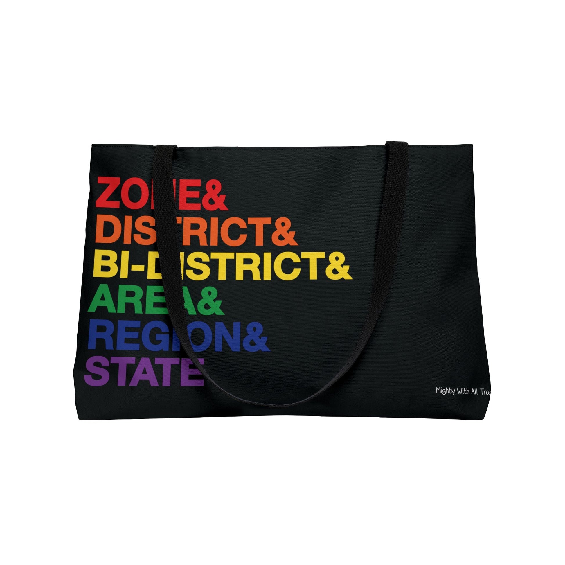 One Act Play Weekender PRIDE Tote Bag Bags 24" × 13"