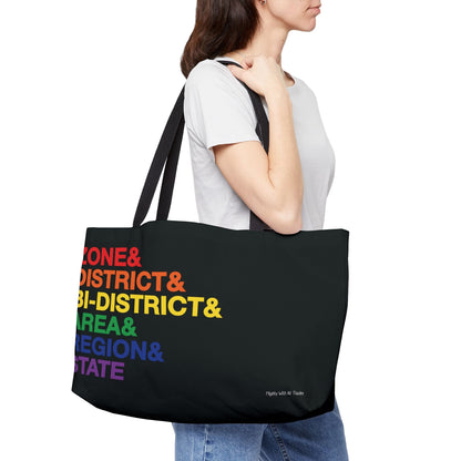 One Act Play Weekender PRIDE Tote Bag Bags 24" × 13"