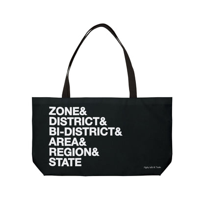 One Act Play Weekender Tote Bag Bags 24" × 13"