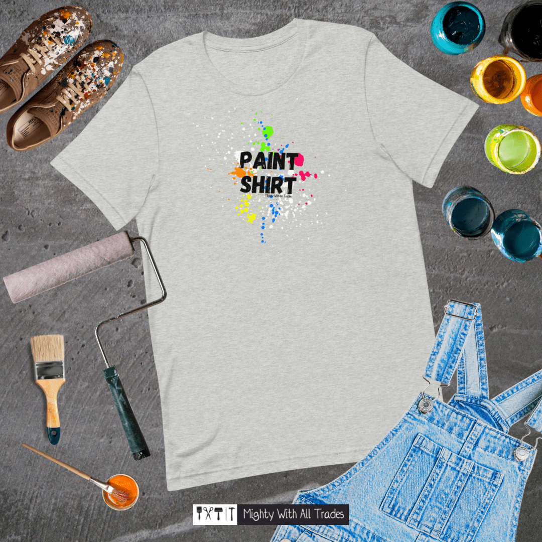 Paint Shirt T-shirt - Black Font T-Shirts S