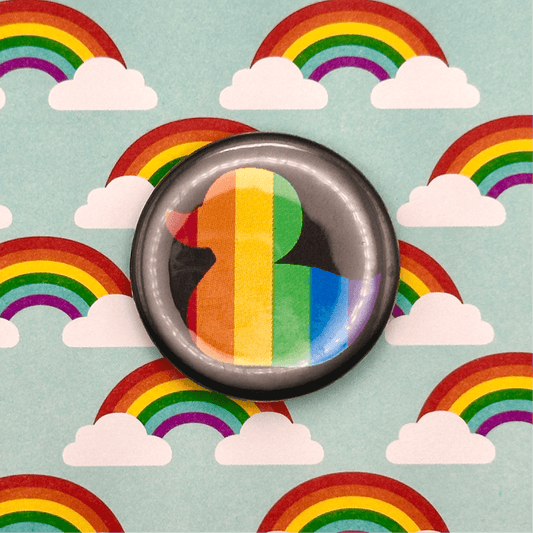 Pride Duck Button Pin Back Buttons