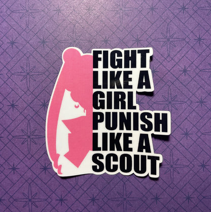 Punish Like A Scout Sticker (Tall/Head Version) Stickers Sailor Moon