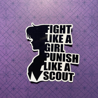 Punish Like A Scout Sticker (Tall/Head Version) Stickers Sailor Pluto