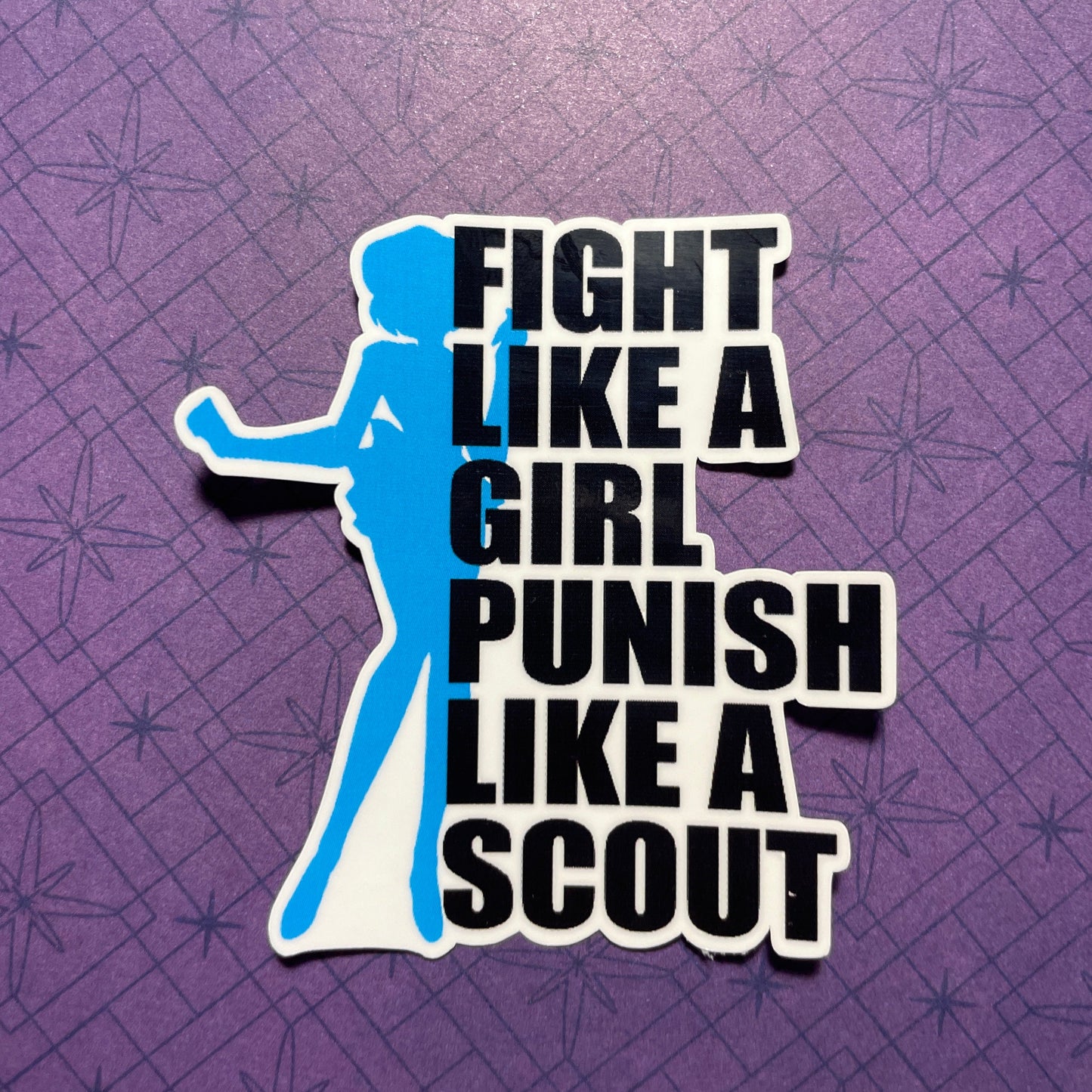 Punish Like A Scout Sticker (Wide/Body Version) Stickers Sailor Mercury