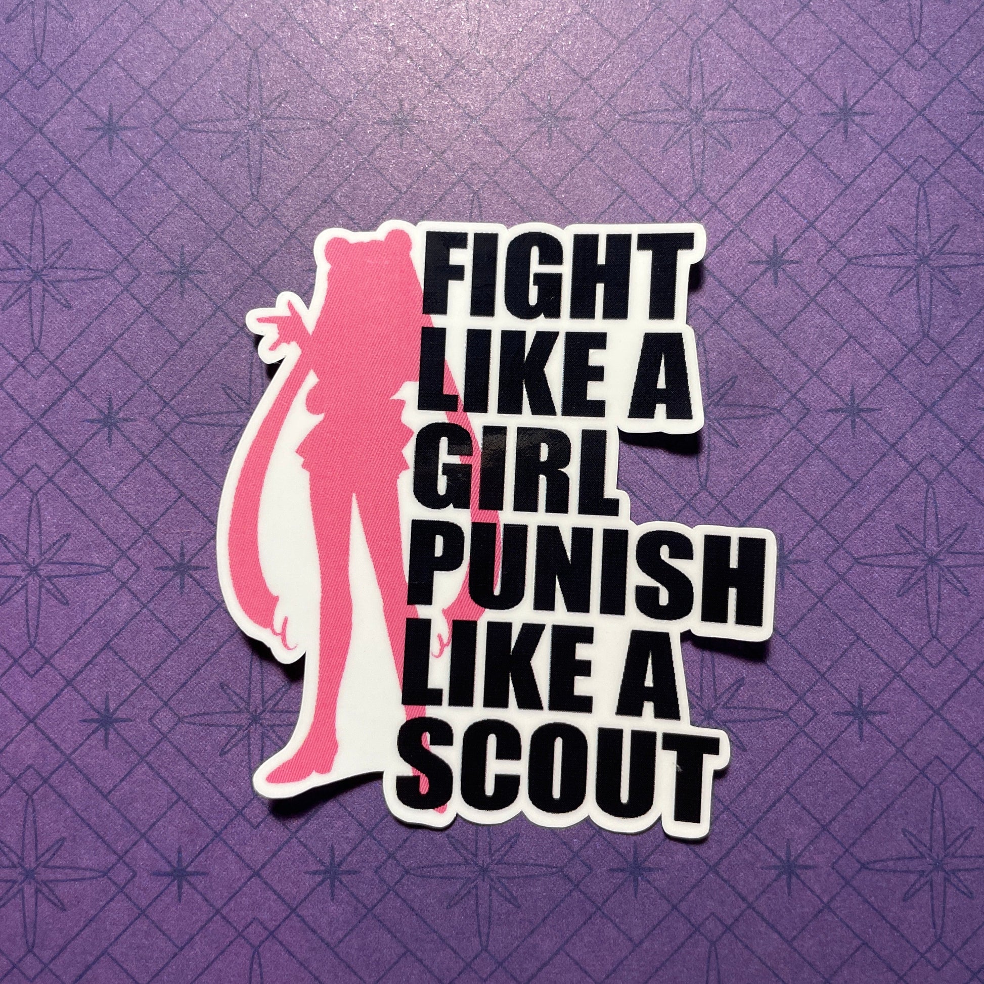 Punish Like A Scout Sticker (Wide/Body Version) Stickers Sailor Moon