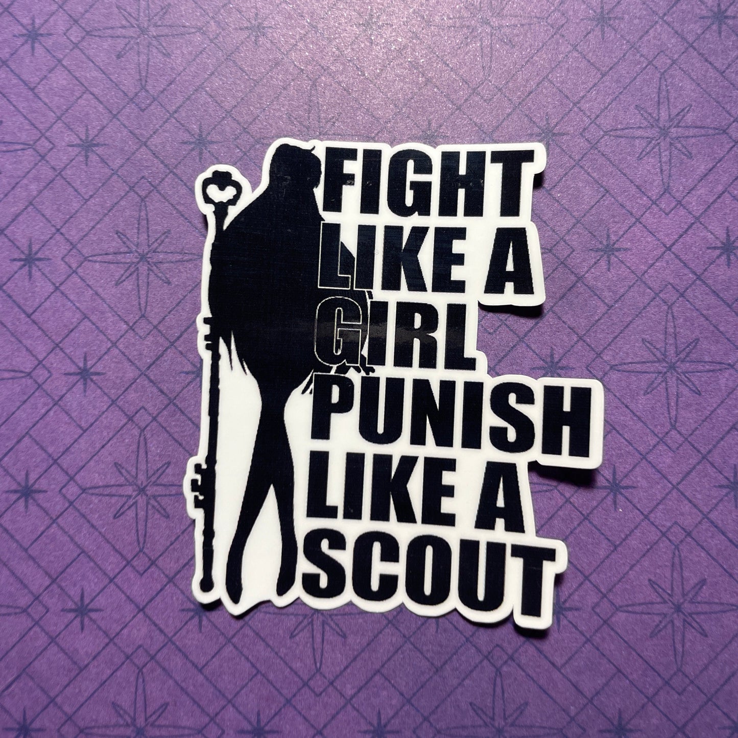 Punish Like A Scout Sticker (Wide/Body Version) Stickers Sailor Pluto