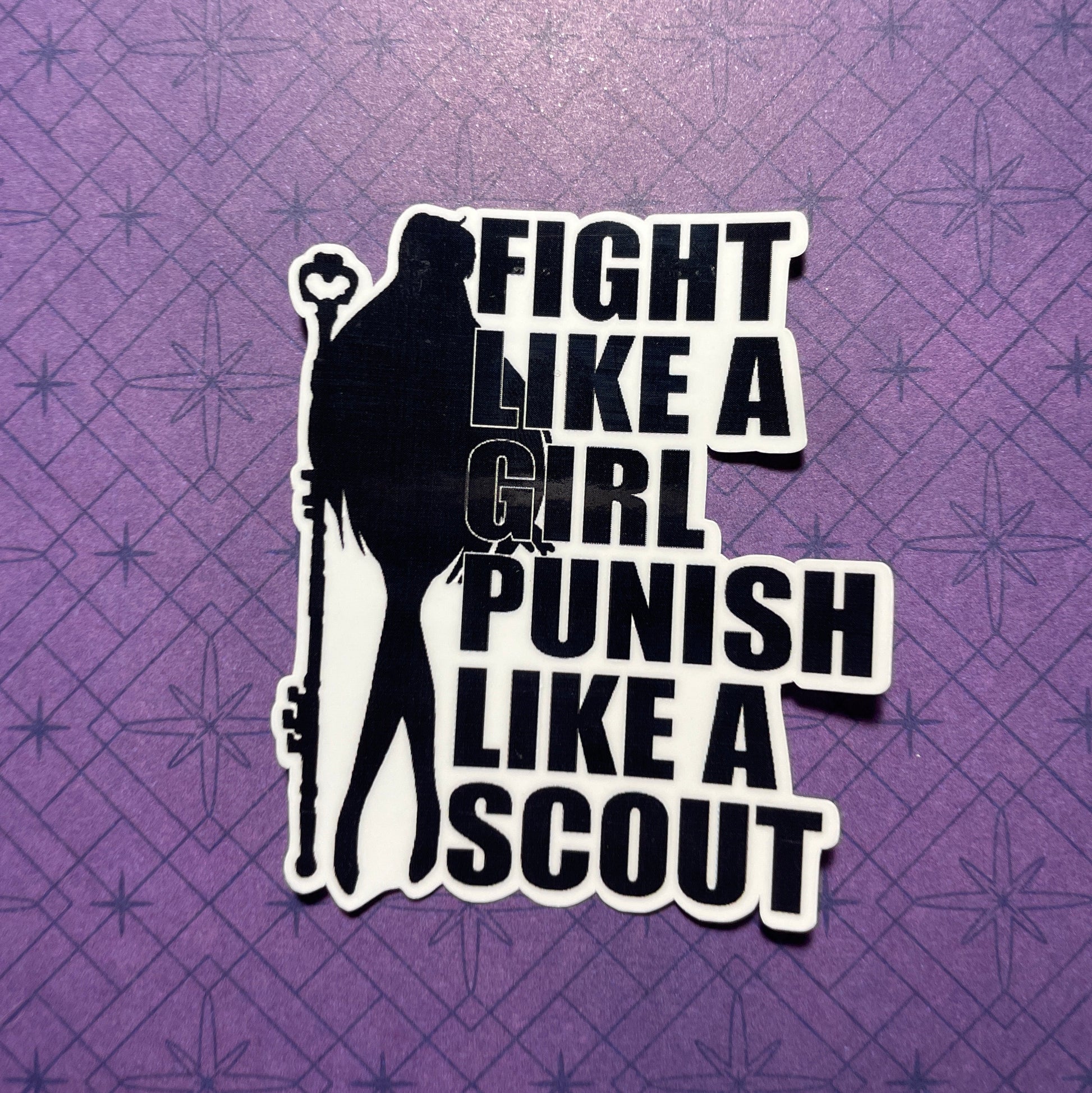 Punish Like A Scout Sticker (Wide/Body Version) Stickers Sailor Pluto