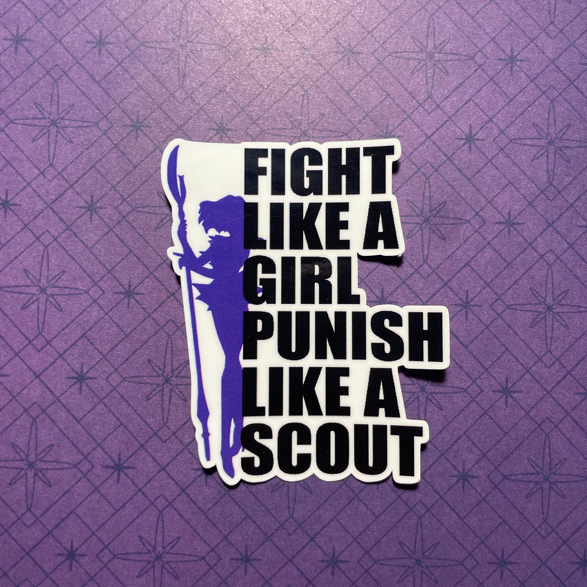 Punish Like A Scout Sticker (Wide/Body Version) Stickers Sailor Saturn