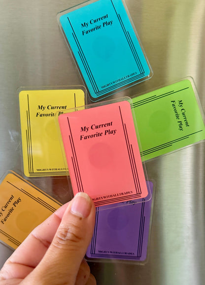 Sam French Play Script Acrylic Magnet Refrigerator Magnets Red