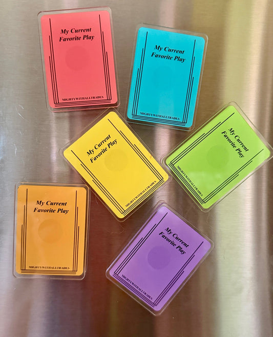 Sam French Play Script Acrylic Magnet Refrigerator Magnets Red