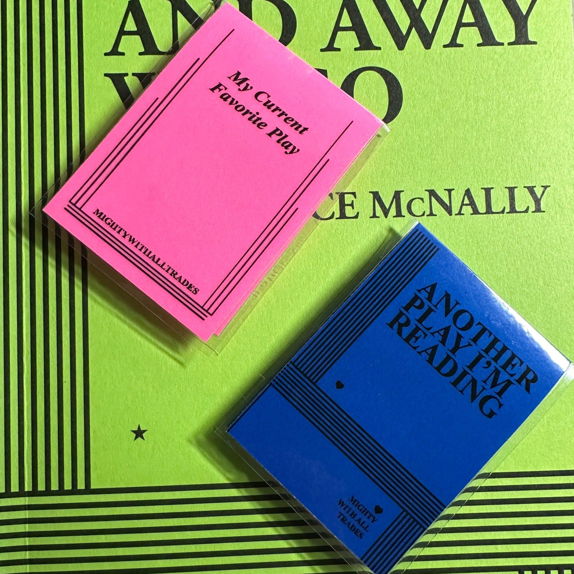 Sam French Play Script Magnetic Bookmark Bookmarks Black w/Gold Foil