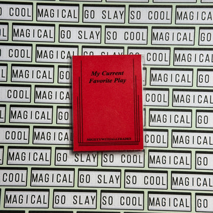 Sam French Play Script Magnetic Bookmark Bookmarks Primary Red
