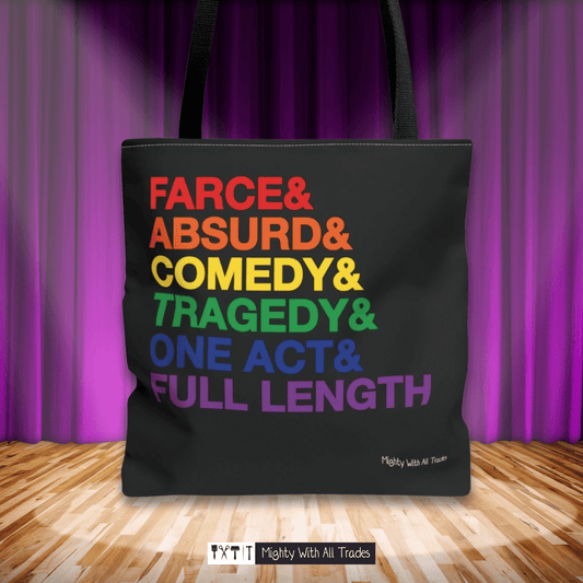 Script Genres PRIDE Tote Bag Bags 16" × 16''