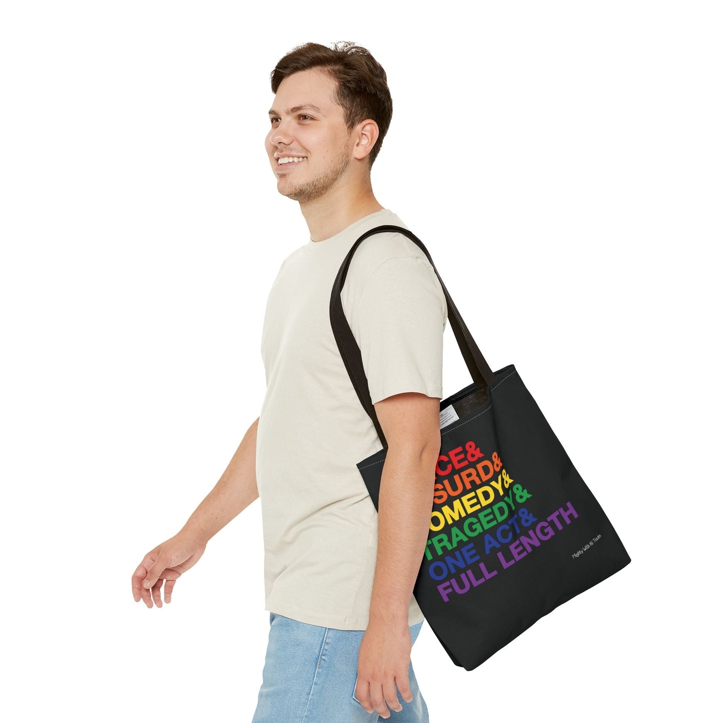 Script Genres PRIDE Tote Bag Bags 16" × 16''