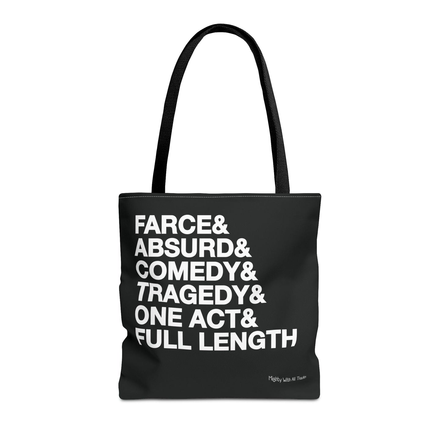 Script Genres Tote Bag Bags 16" × 16''