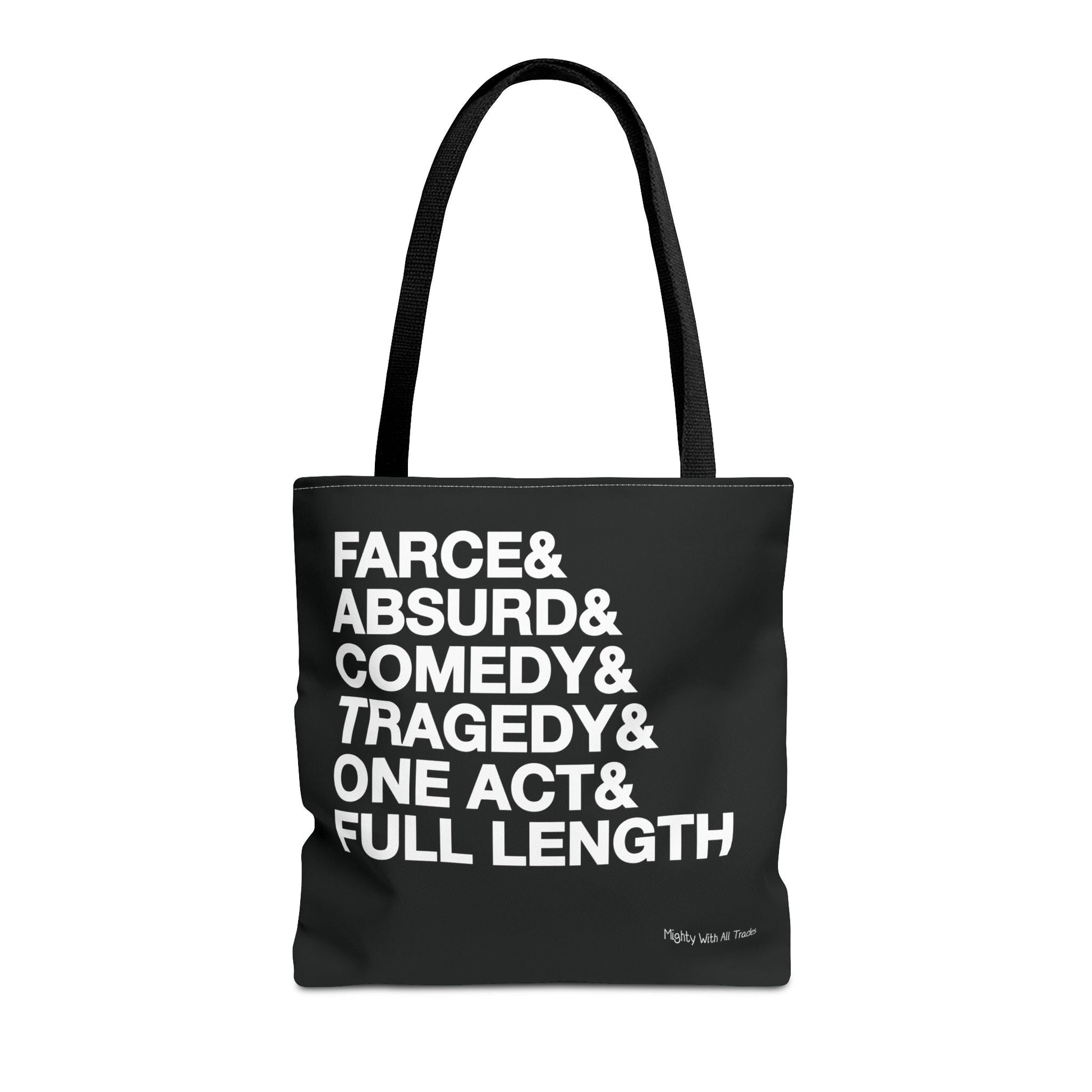 Script Genres Tote Bag Bags 16" × 16''