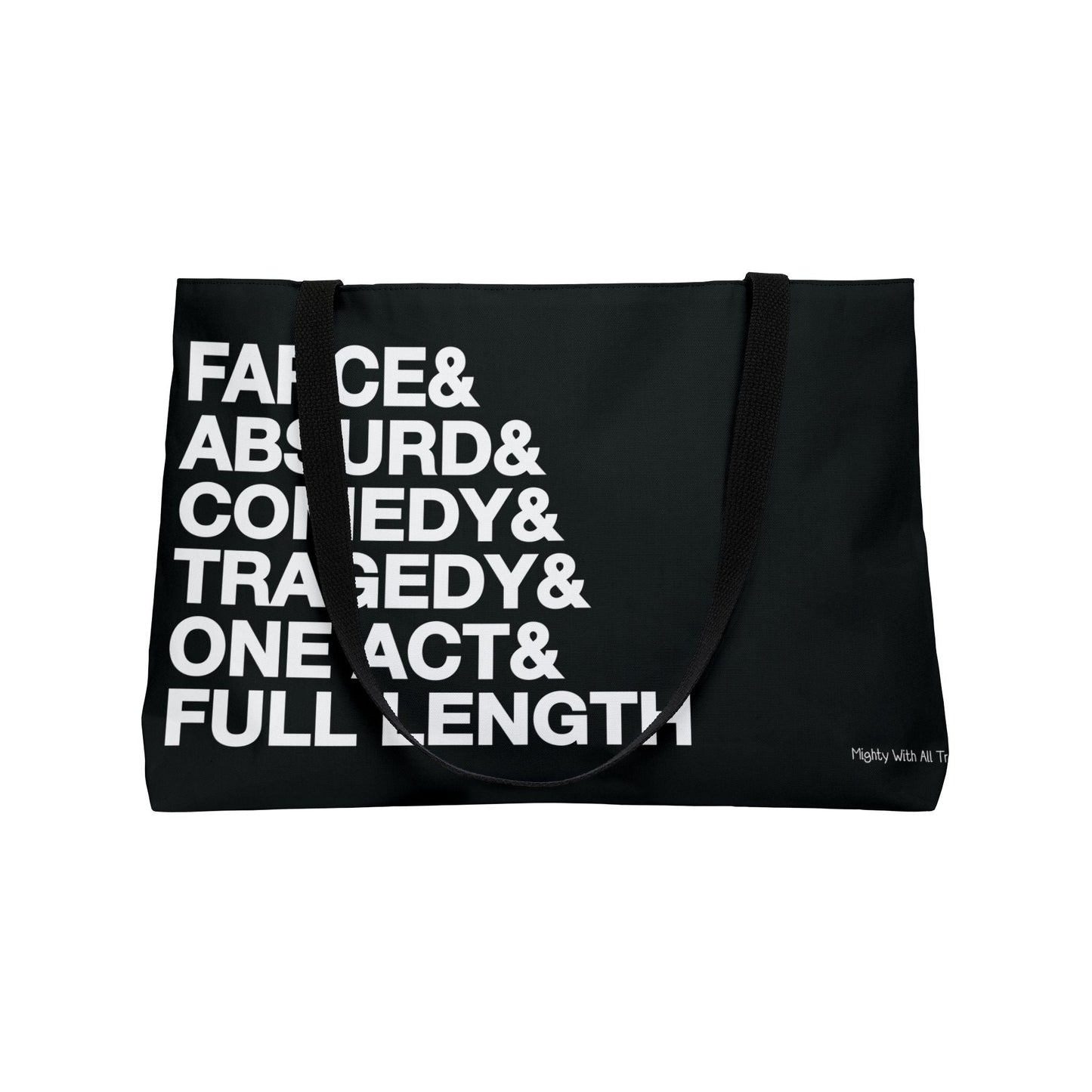 Script Genres Weekender Tote Bag Bags 24" × 13"
