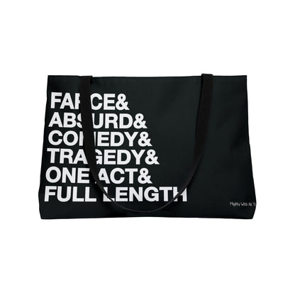 Script Genres Weekender Tote Bag Bags 24" × 13"