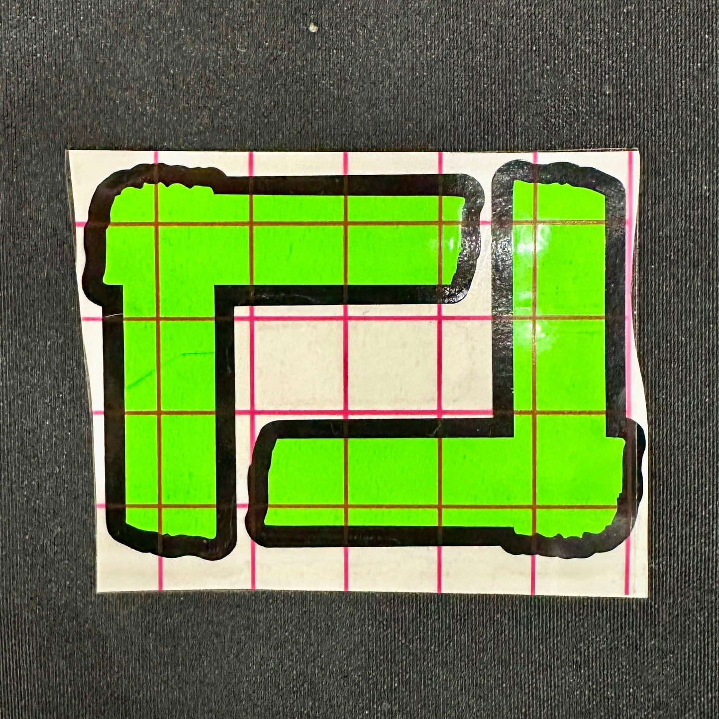 Spike Tape Vinyl Decals Stickers Green