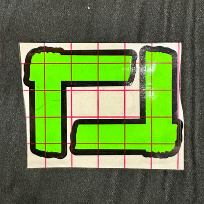 Spike Tape Vinyl Decals Stickers Green