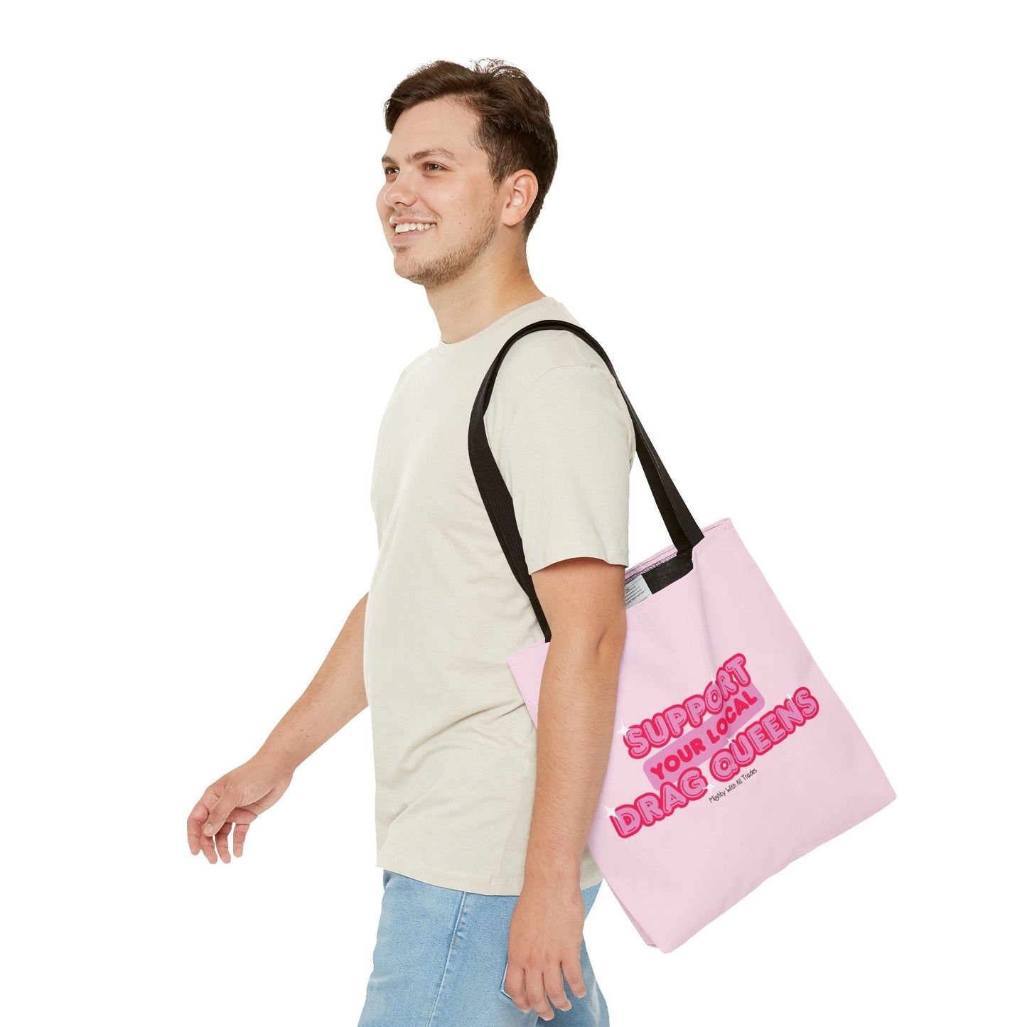 Support Drag Queens Tote Bag Bags 16" × 16''