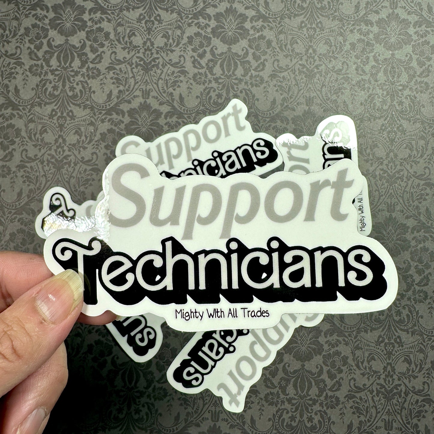 Support Technicians Sticker Theatre