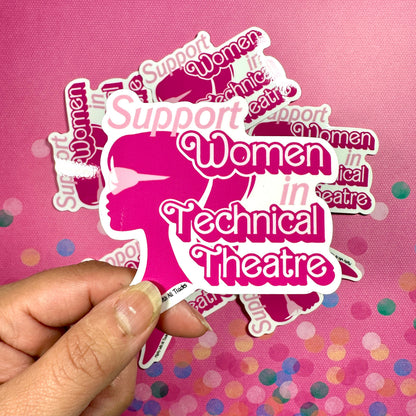 Support Women in Technical Theatre Sticker Stickers