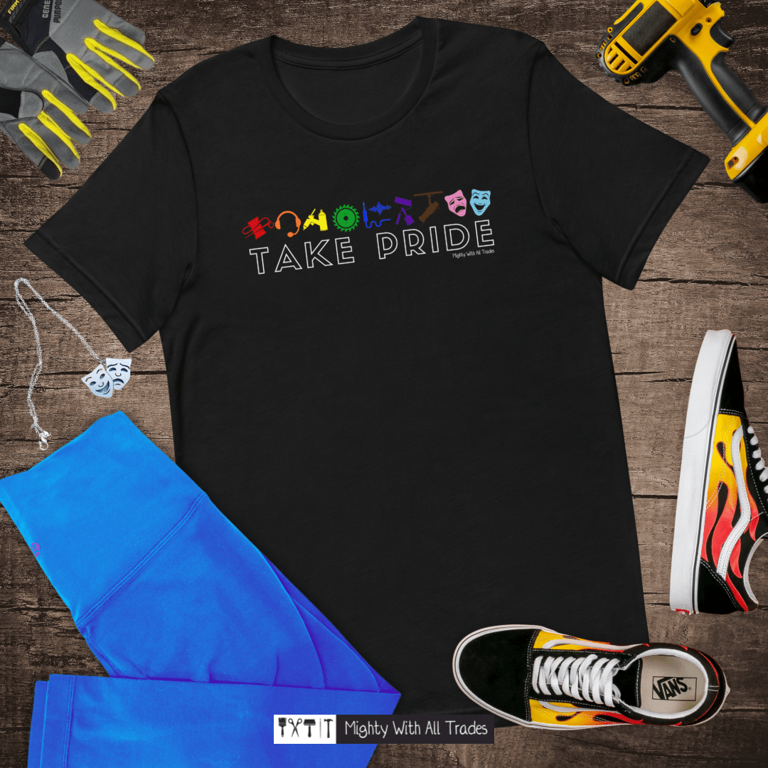Take Pride Tech T-shirt T-Shirts S