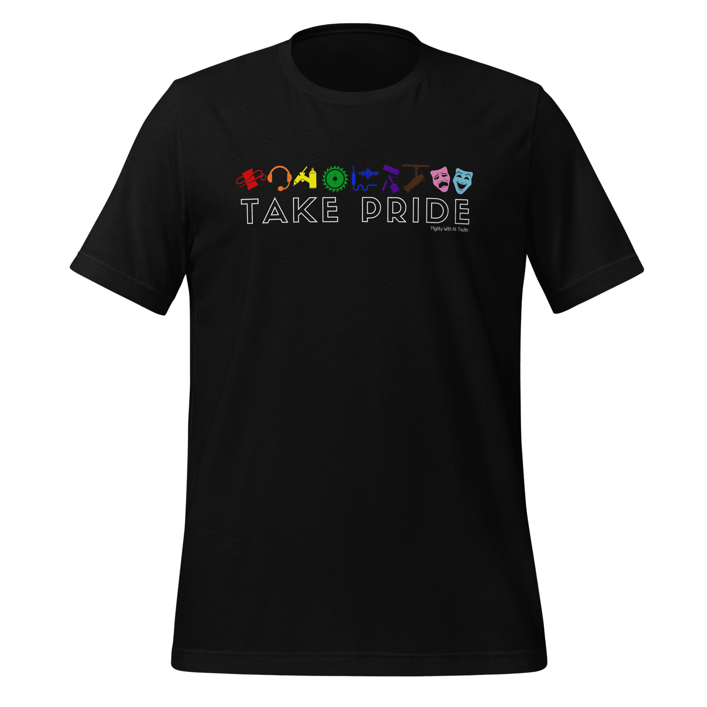 Take Pride Tech T-shirt T-Shirts S