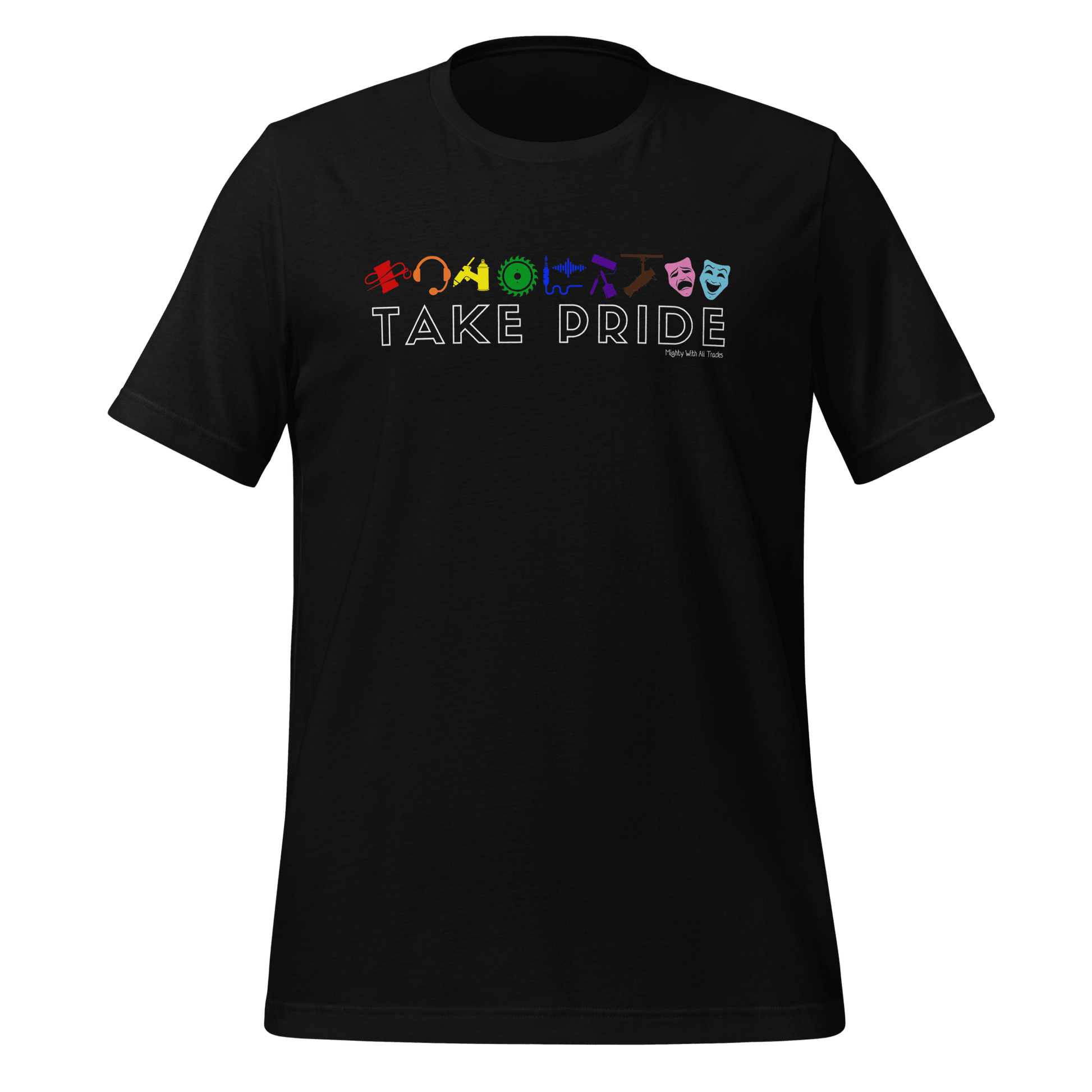 Take Pride Tech T-shirt T-Shirts S
