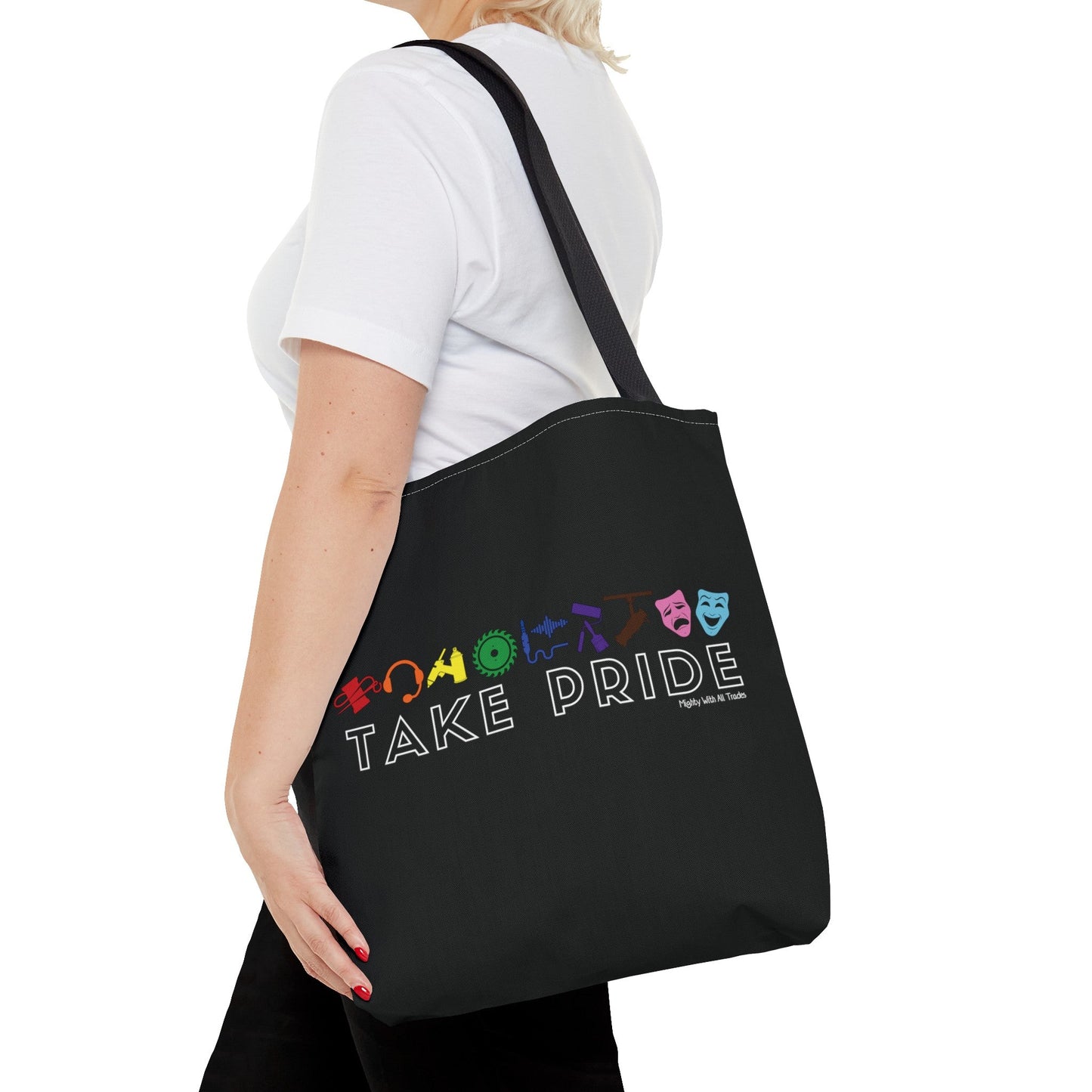 Take Pride Tech Tote Bag Bags 16" × 16''