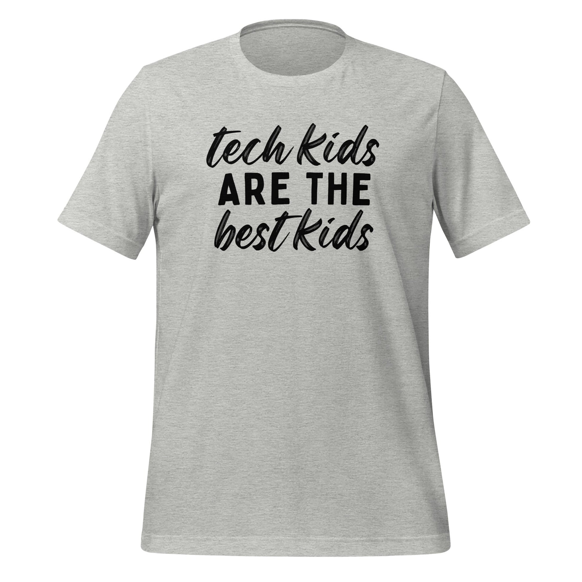 Tech Kids T-shirt - Black Font T-Shirts Athletic Heather