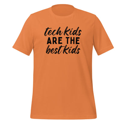 Tech Kids T-shirt - Black Font T-Shirts Burnt Orange