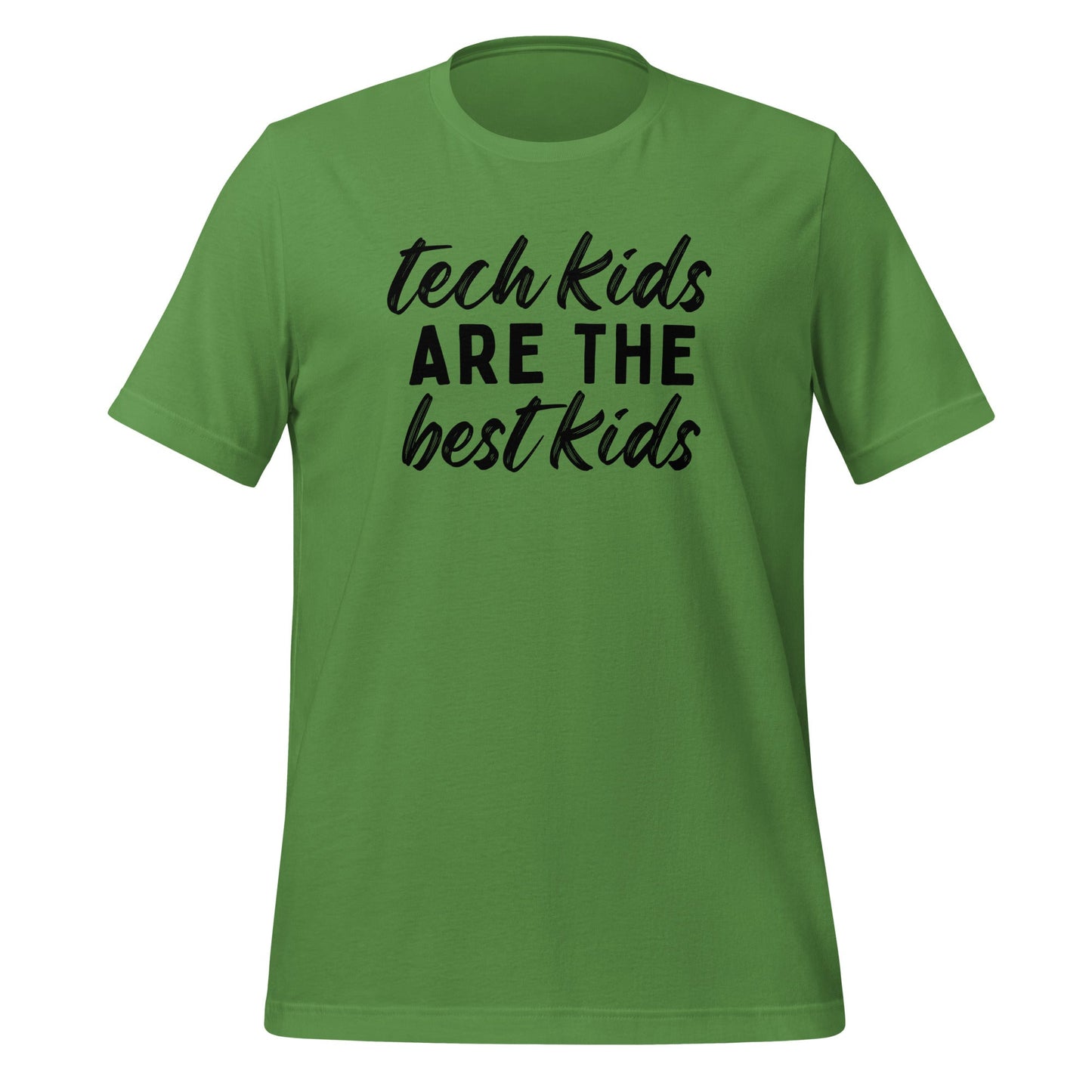 Tech Kids T-shirt - Black Font T-Shirts Leaf