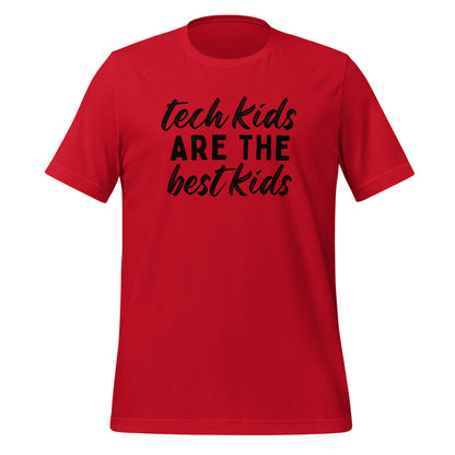 Tech Kids T-shirt - Black Font T-Shirts Red