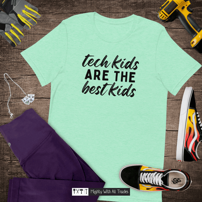 Tech Kids T-shirt - Black Font T-Shirts Red