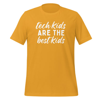 Tech Kids T-shirt - White Font T-Shirts Mustard