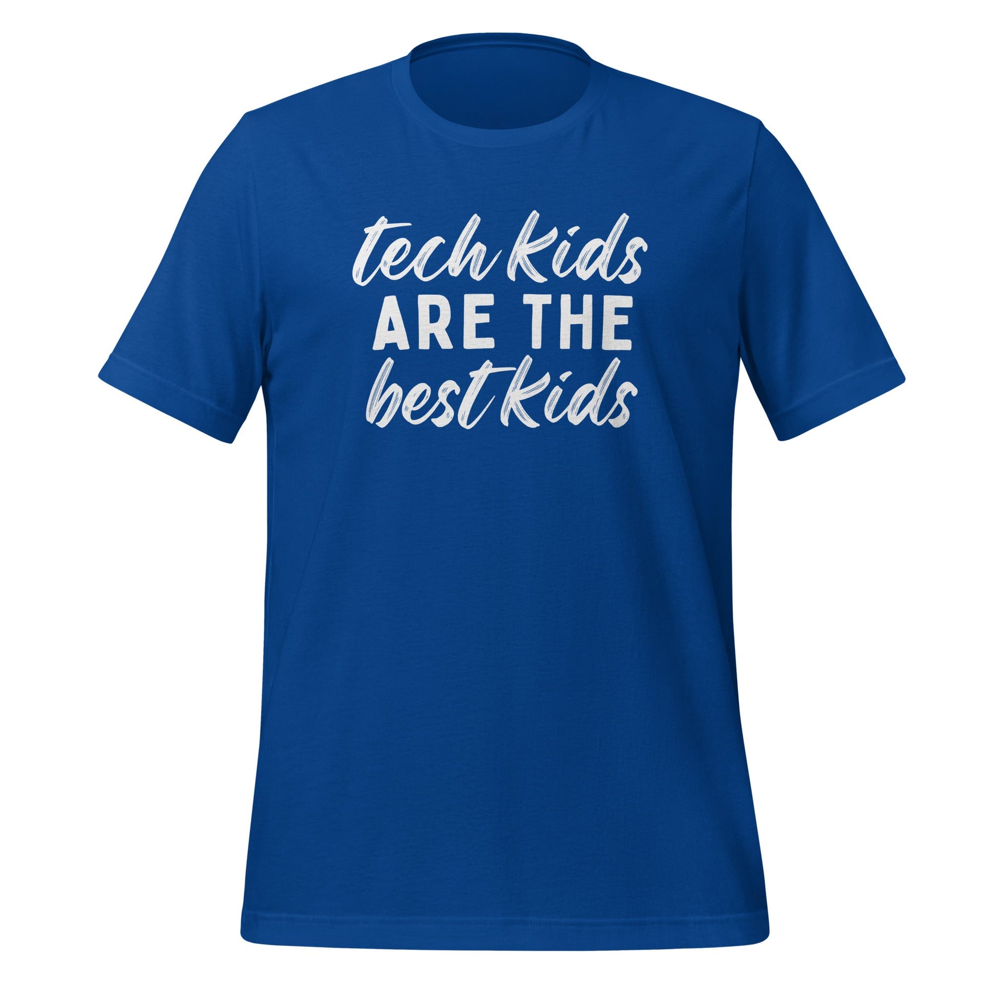 Tech Kids T-shirt - White Font T-Shirts True Royal