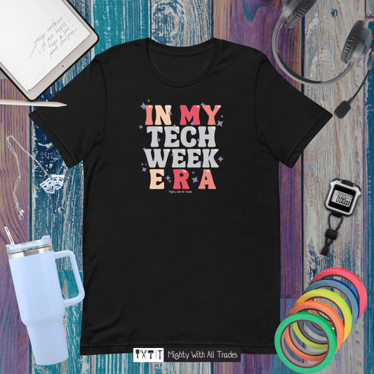 Tech Week Era T-shirt T-Shirts Black