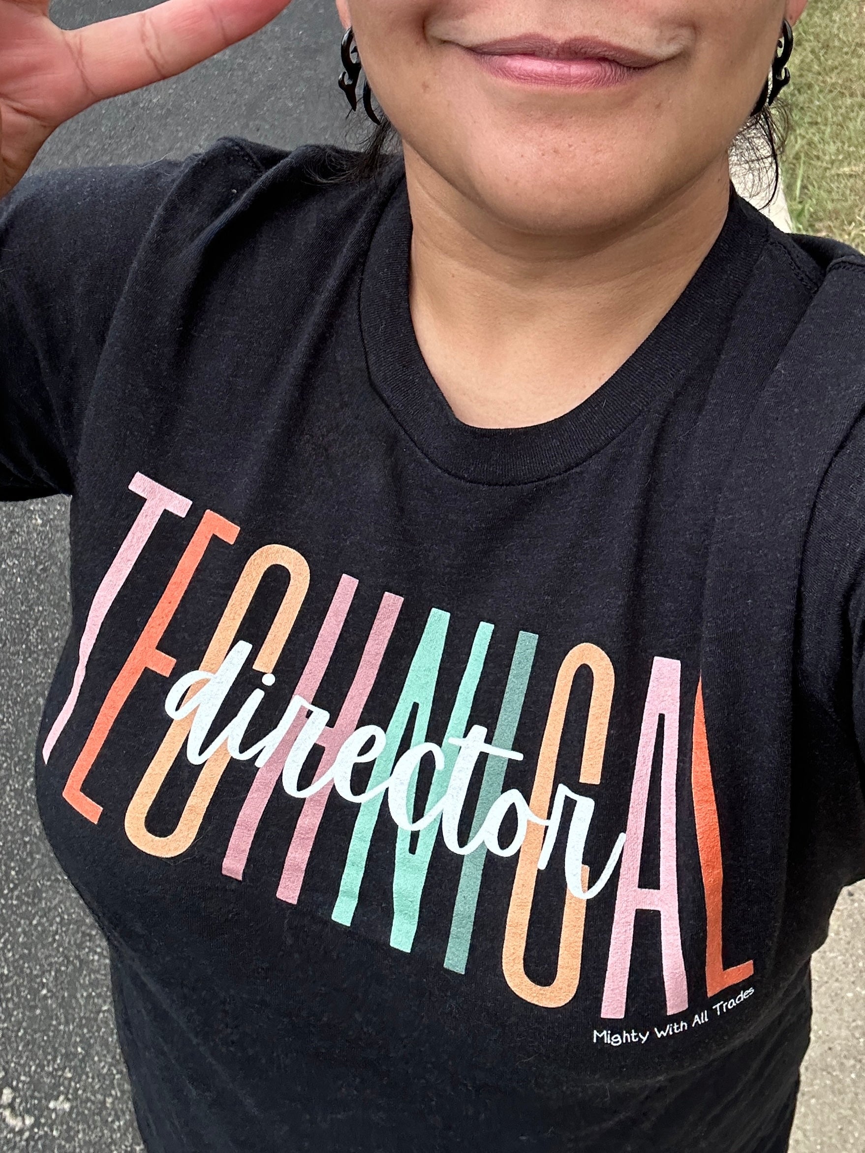 Technical Director Overscript T-shirt T-Shirts Black Heather