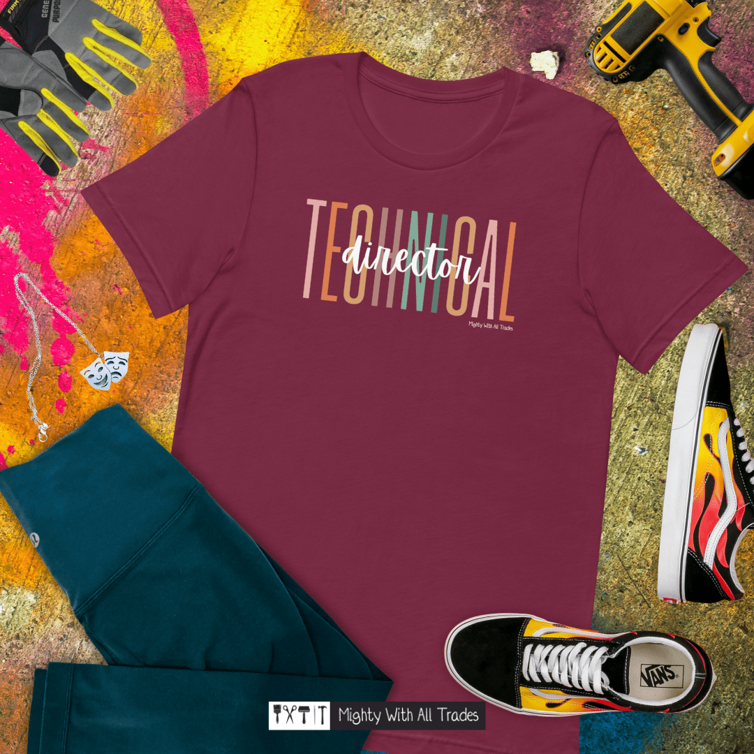 Technical Director Overscript T-shirt T-Shirts Black Heather