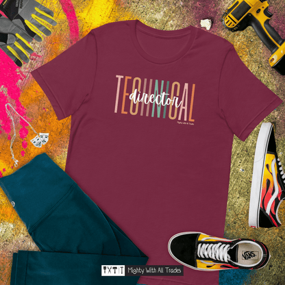 Technical Director Overscript T-shirt T-Shirts Black Heather