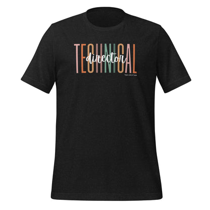 Technical Director Overscript T-shirt T-Shirts Black Heather