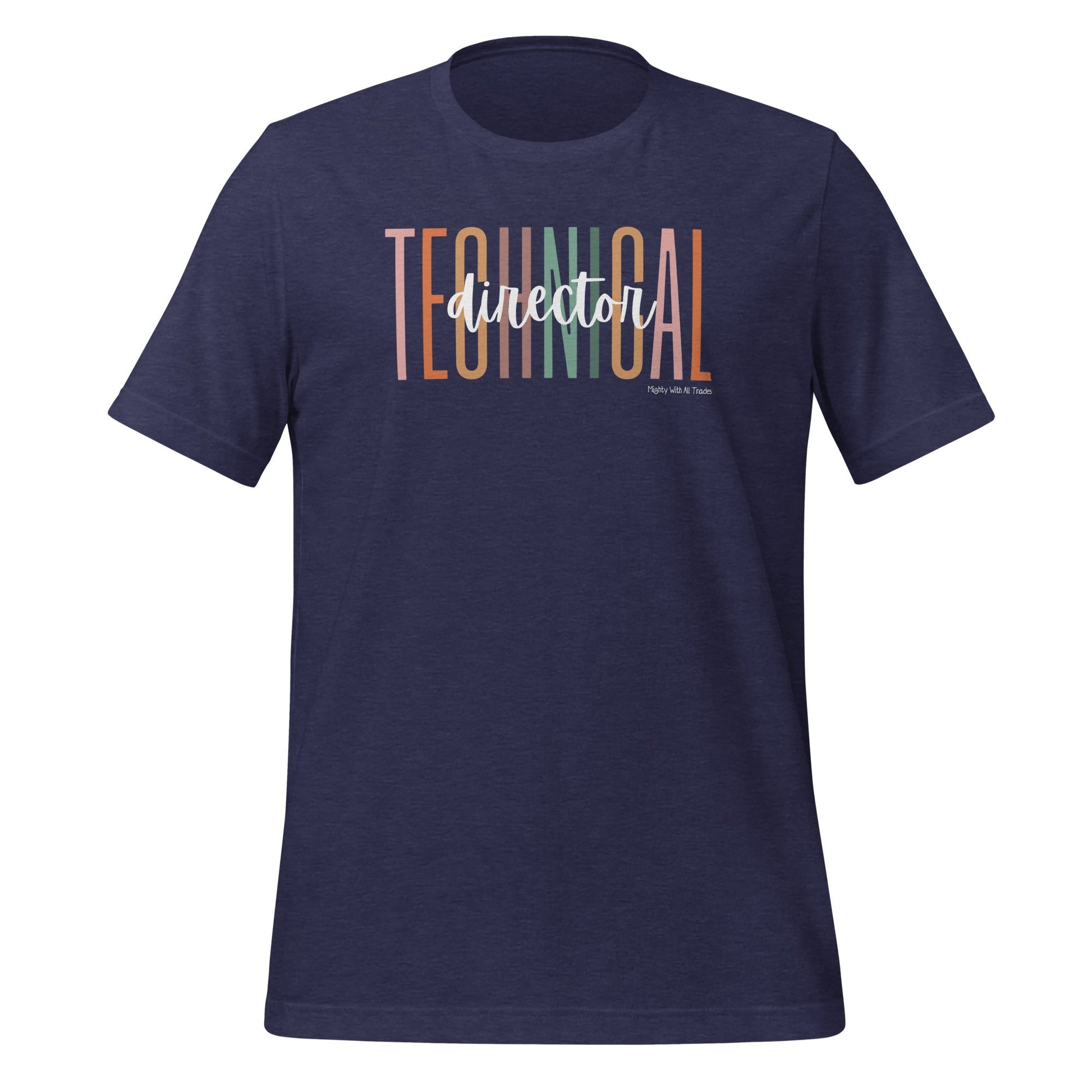Technical Director Overscript T-shirt T-Shirts Heather Midnight Navy