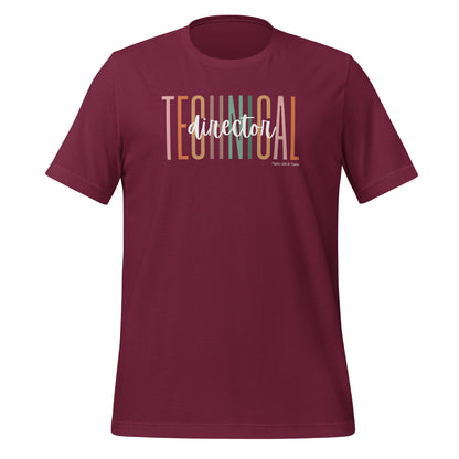 Technical Director Overscript T-shirt T-Shirts Maroon