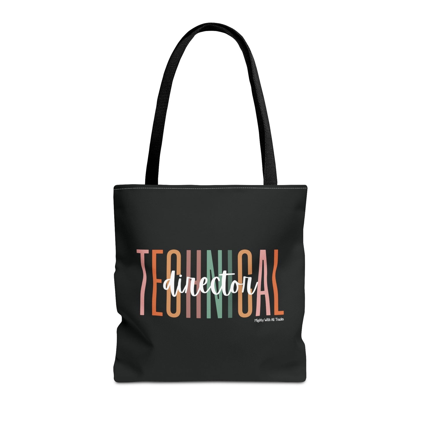 Technical Director Overscript Tote Bag Bags 16" × 16''
