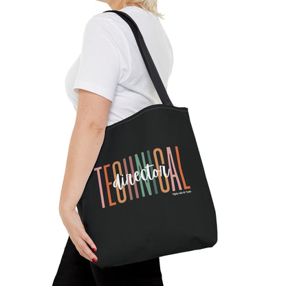 Technical Director Overscript Tote Bag Bags 16" × 16''