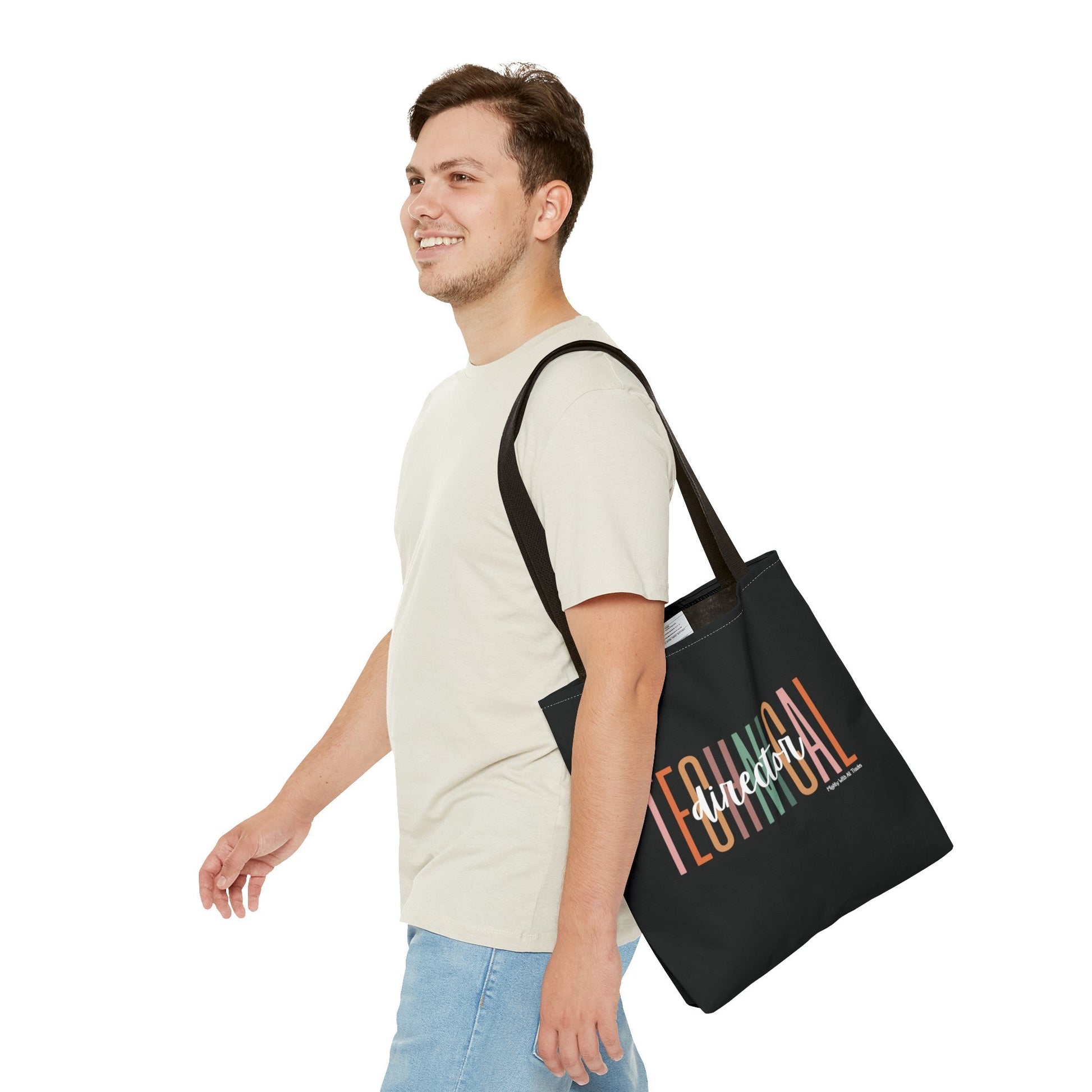 Technical Director Overscript Tote Bag Bags 16" × 16''
